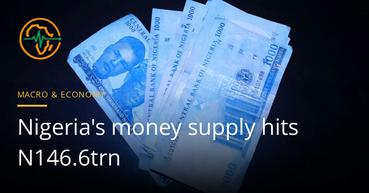 Bundles of naira banknotes on a dark table